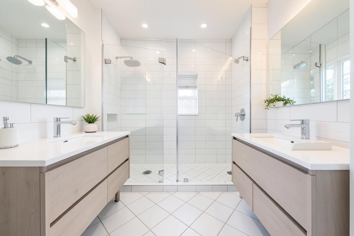 Full Bathroom Remodel after completion